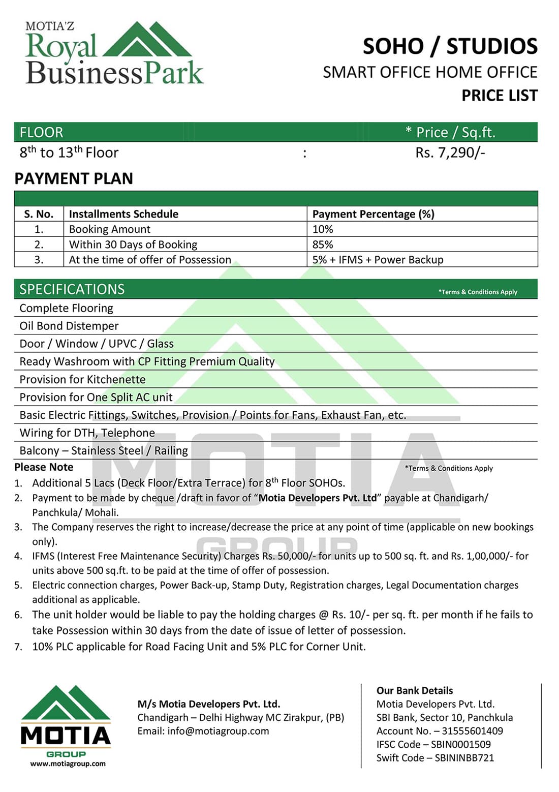 Payment plan